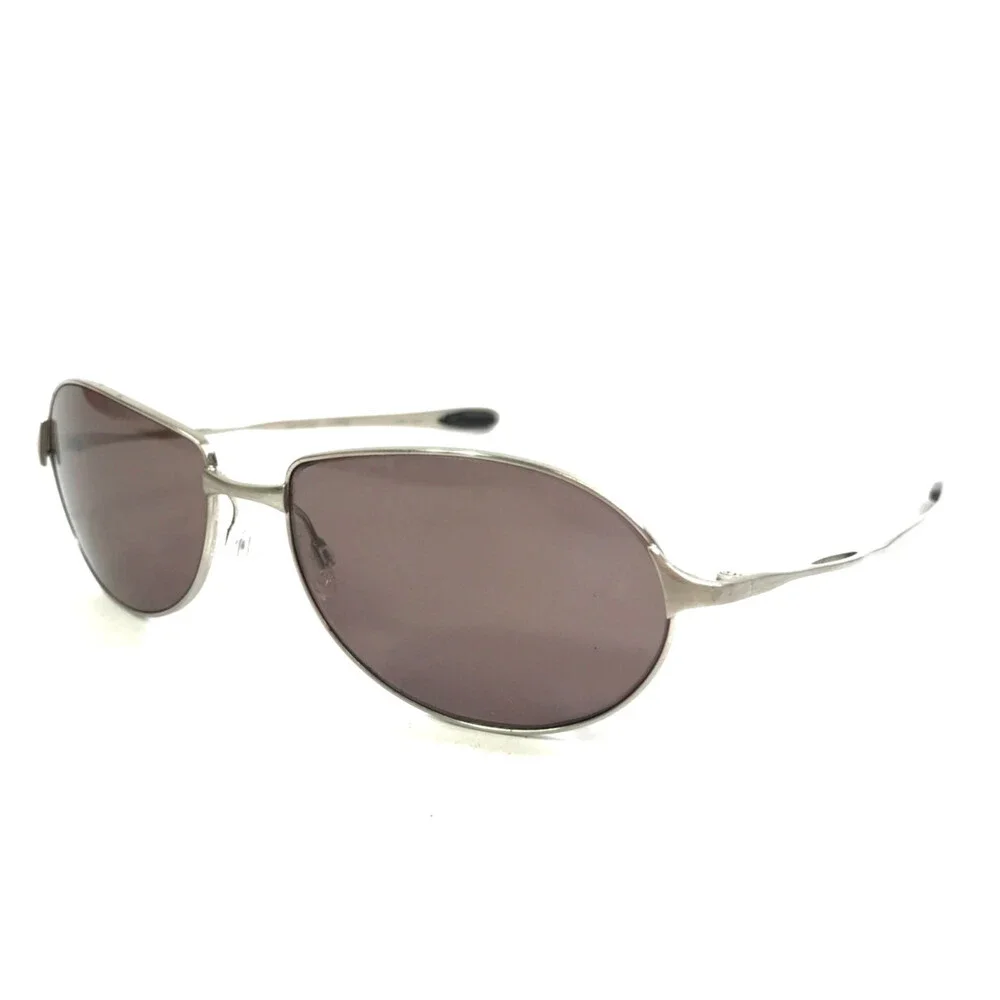 Vintage Oliver Peoples Sunglasses Whistle BC Brushed Chrome Brad Pitt Oceans 11
